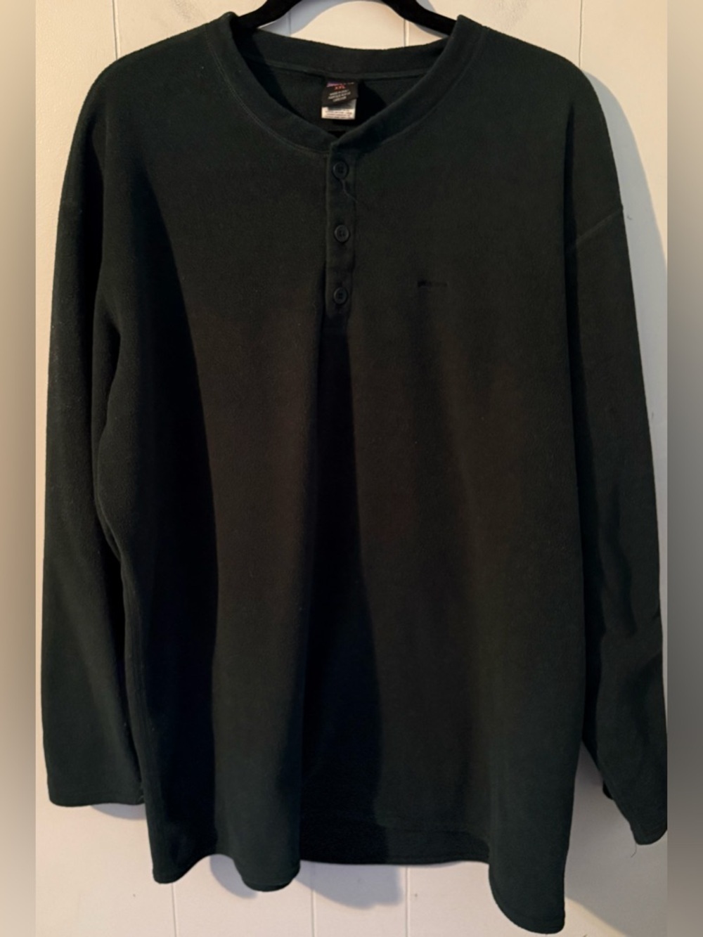 Vintage Patagonia Green Fleece 1/4 Buttoned Shirt, Size XXL